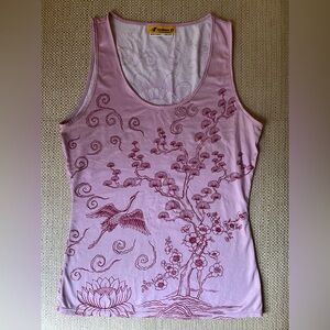 Yellowman pink tank top Size S